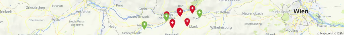 Map view for Pharmacies emergency services nearby Golling an der Erlauf (Melk, Niederösterreich)